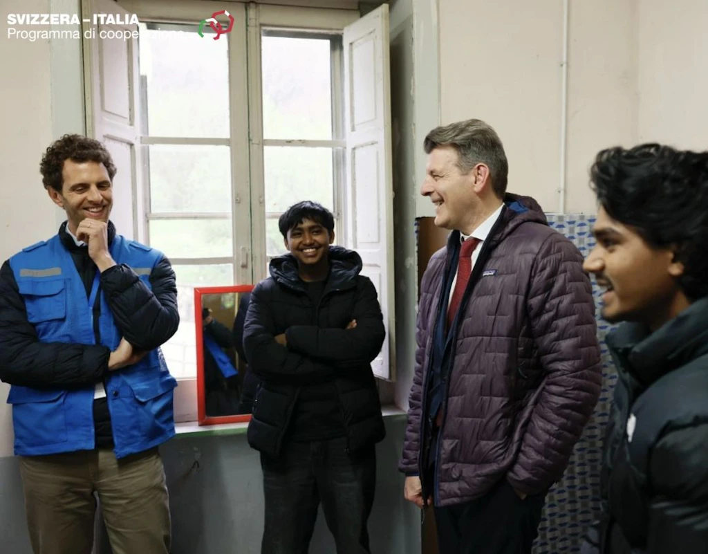 L'Ambasciatore Balzaretti al centro di accoglienza per minori stranieri non accompagnati di Sicignano degli Alburni (Salerno)
